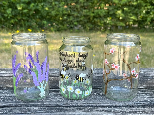 Upcycling Projekte der Schüler:innen.